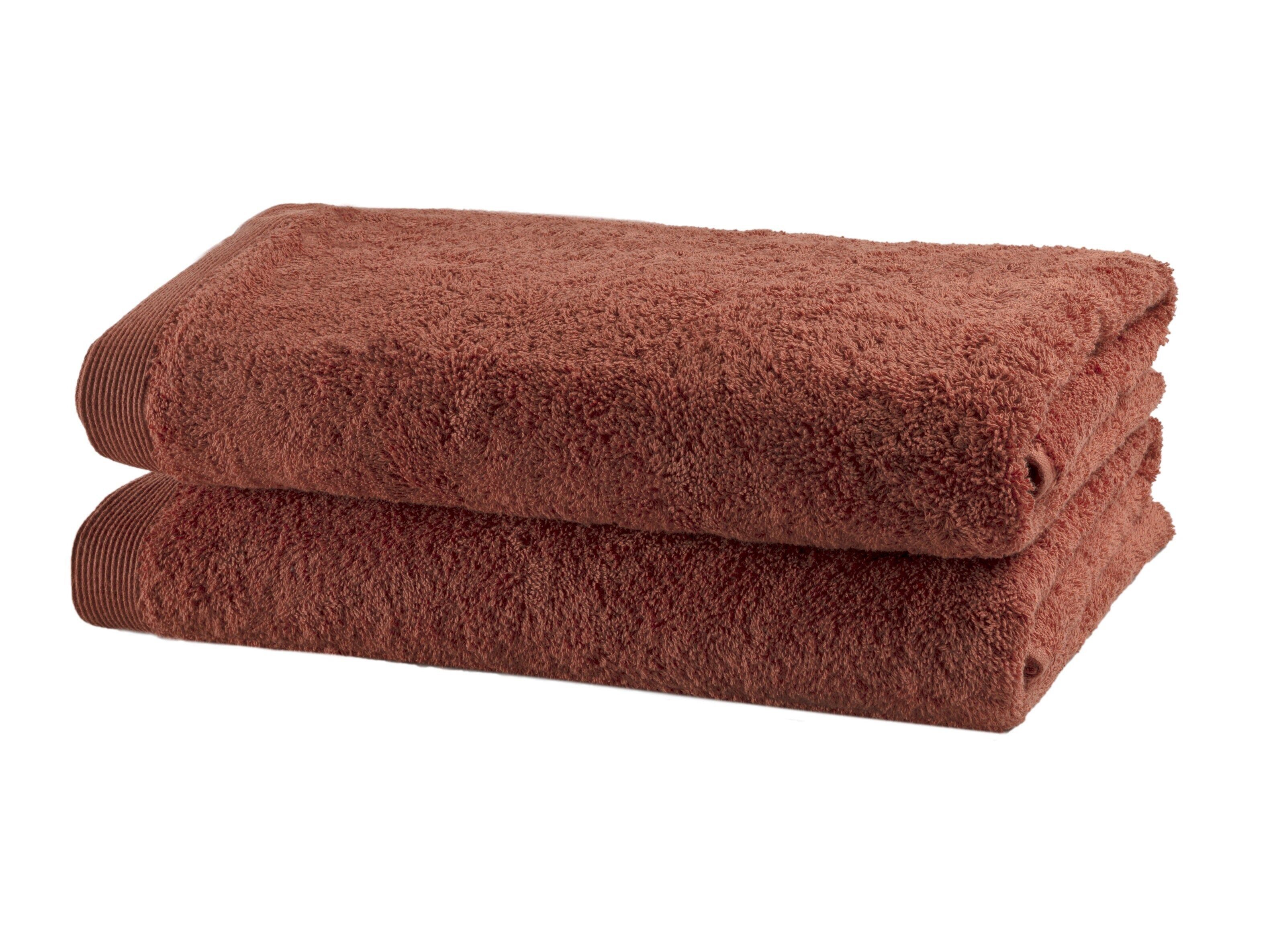 Casilin - Badetuch – 70x140cm - Terrakotta-Orange