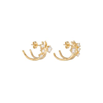 Cubic  kluster  ear gold