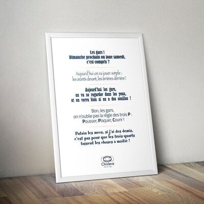 Cartel citas de entrenadores I Frases divertidas I Cartel de Rugby