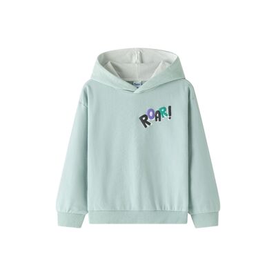 Boys' Long-Sleeved Terry-Knit Hooded Sweatshirt