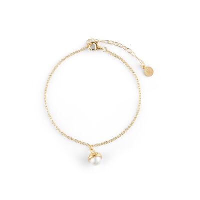 Pearl bubble brace gold