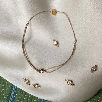 Bracelet mini zirconium serti Zyrco (BAT87)