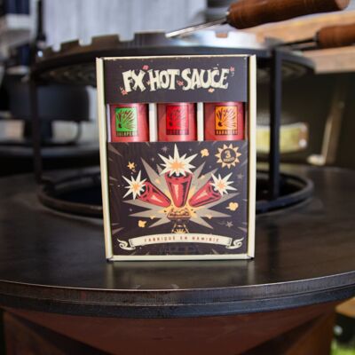 Coffret Découverte 3 sauces piquantes 150ml