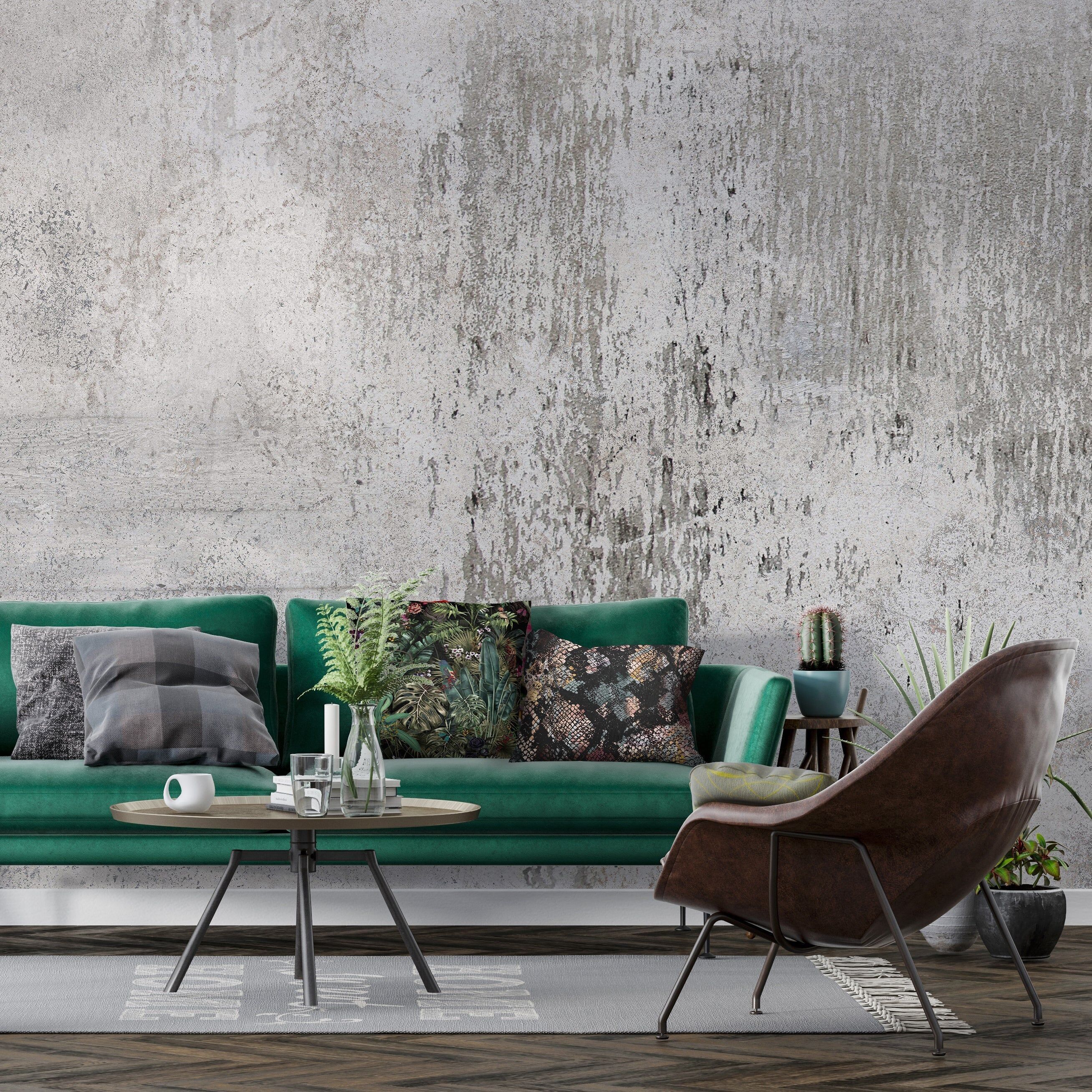 Papel pintado fotográfico Melli Mello Be Concrete gris