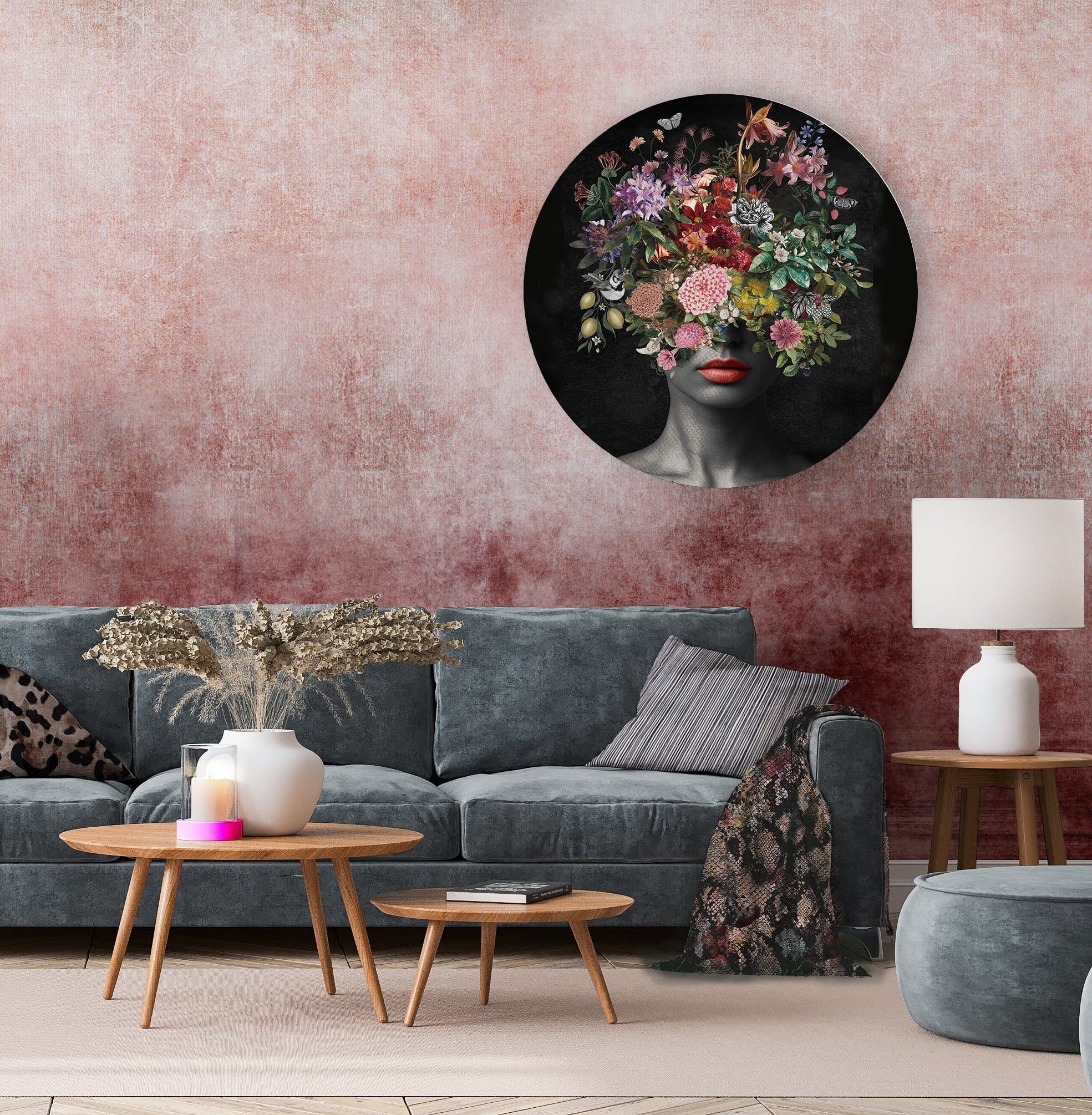 Papel pintado fotográfico Melli Mello Misty Blush rosa viejo