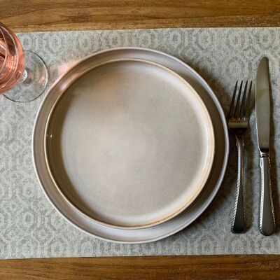 Set de Table 30x43cm 100% Coton Biologique, Imprimé | Helga