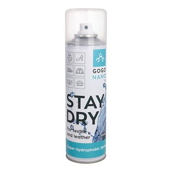 Spray de revêtement nano GoGoNano Stay Dry pour le textile et le cuir 1