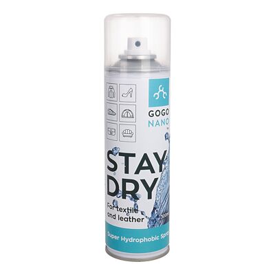 Nano rivestimento spray GoGoNano Stay Dry per tessuti e pelle