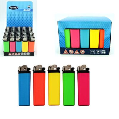 Accendino usa e getta Atomic Stone 5 colori neon assortiti