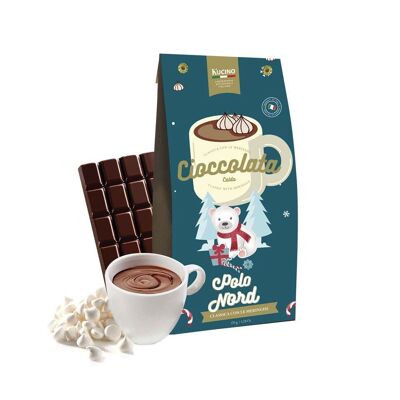 NORTH POLE HOT CHOCOLATE WITH REAL DARK CHOCOLATE AND MERINGUES - 5 CUPS