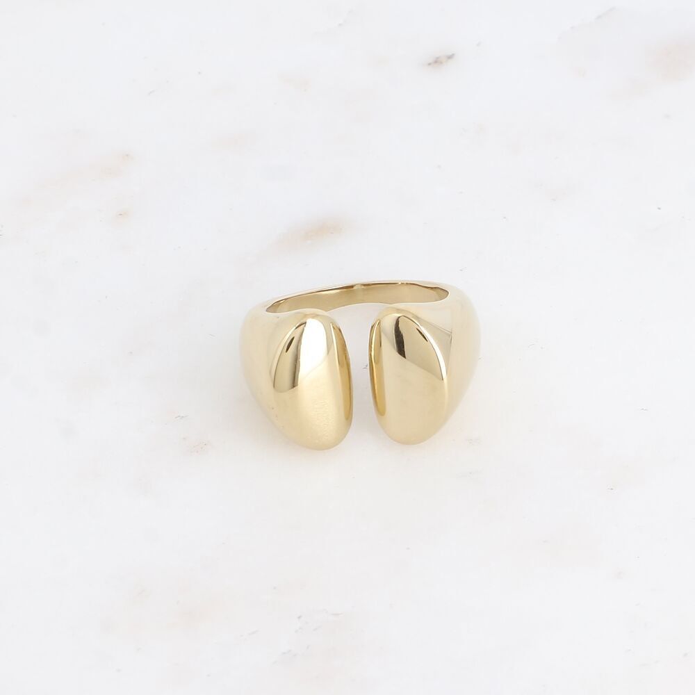 Offener Ring – 2 abgerundete Halbkreise