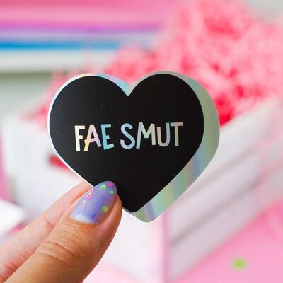 Fae smut Waterproof Holographic Sticker for Book lovers