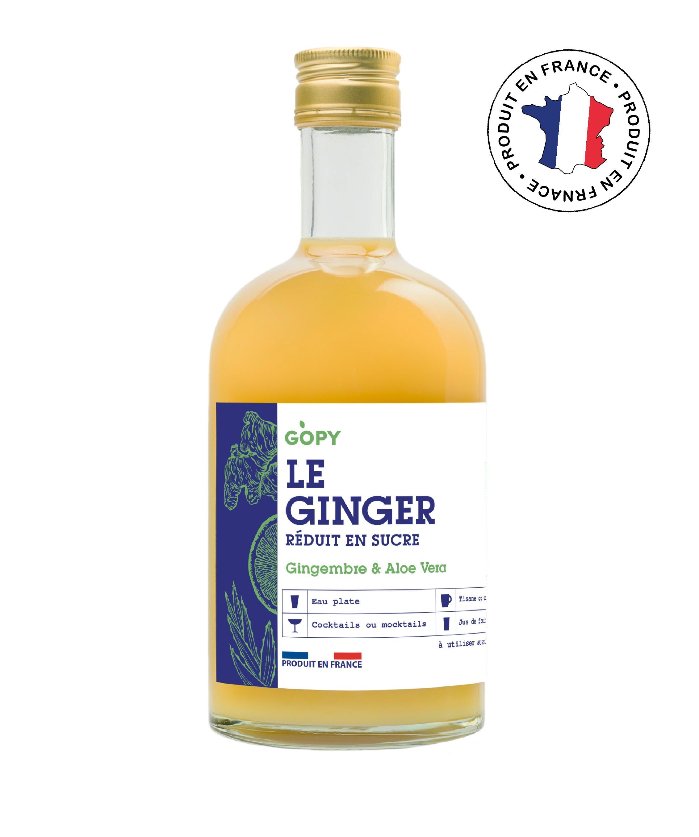 Ingwer Aloe Vera Reduzierter Zucker 50% Ingwer - 500 ML