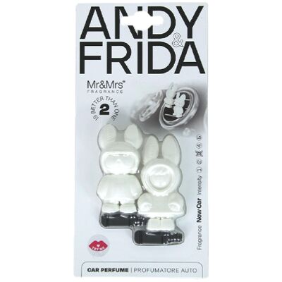 Ambientador para Coche Andy & Frida Blanco Coche Nuevo