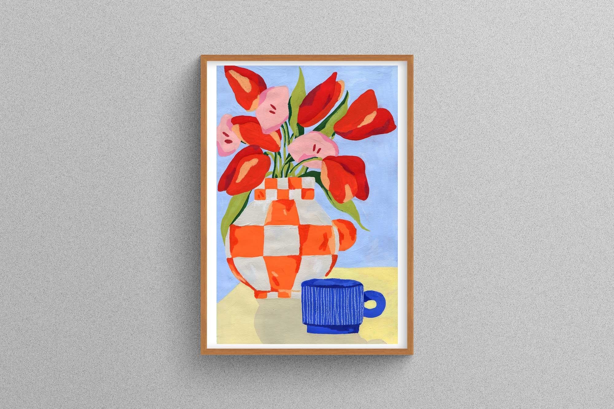 Tirage d'art A3 "Fleurs de printemps"