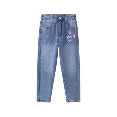 Pantalon long en jean fille