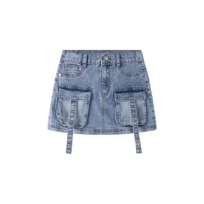 Pantalon long en jean fille