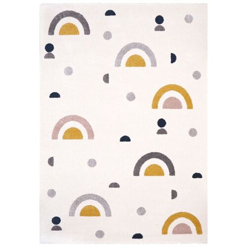 Tapis chambre enfant arc en ciel MERY