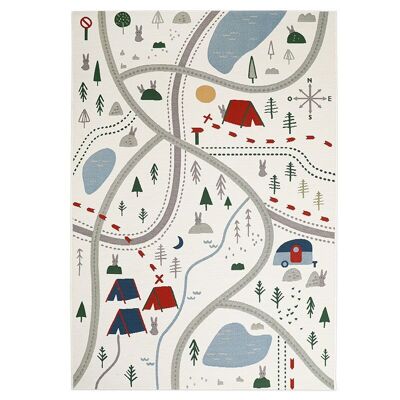 LITTLE CAMPER Alfombra de juego infantil para interior y exterior
