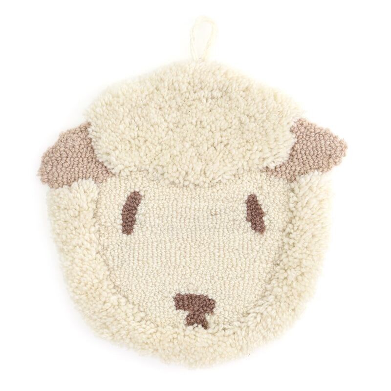 Kleine Schaf-Wanddekoration für Kinderzimmer LOLHO