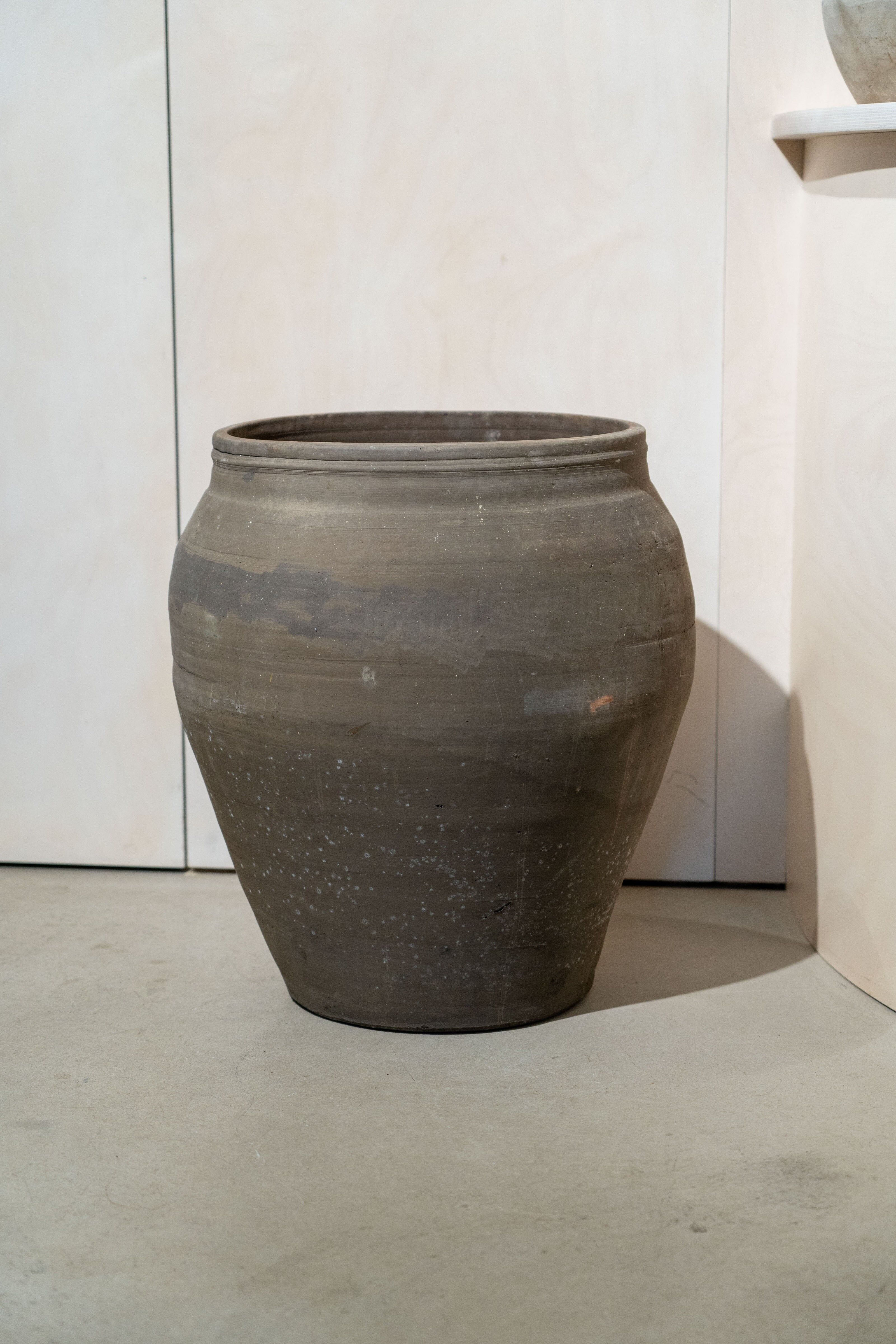 Macetas Vintage Gris Marron Grandes