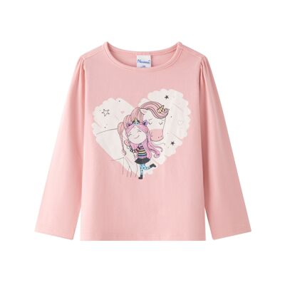 T-shirt a maniche lunghe da ragazza