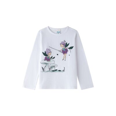 T-shirt a maniche lunghe da ragazza