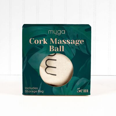 Massageball aus Kork 5cm