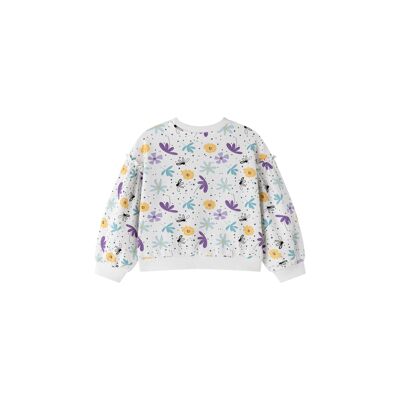 Sudadera Mangas Largas De Punto Rizo De Niña