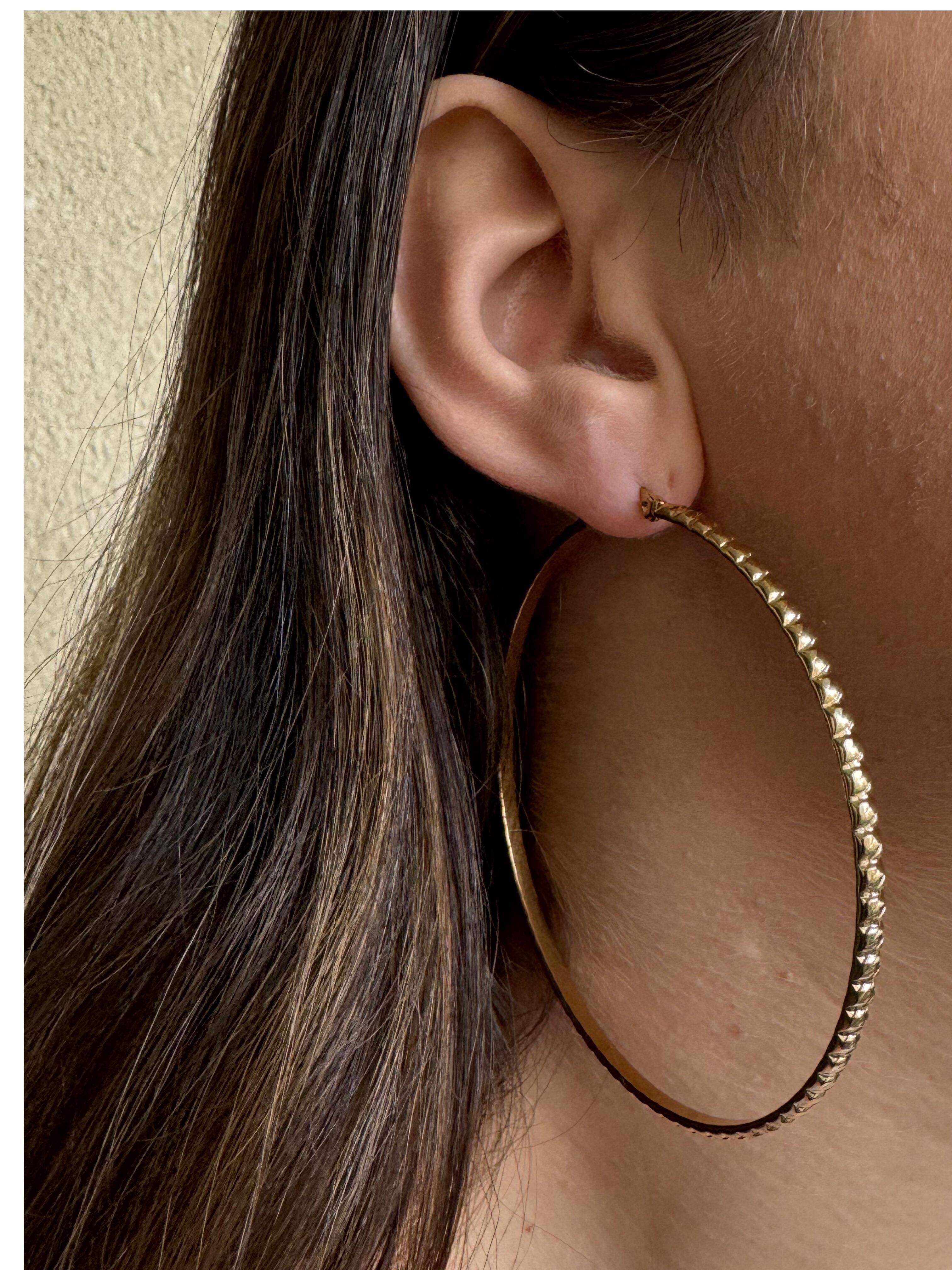 Orecchini a cerchio Camille