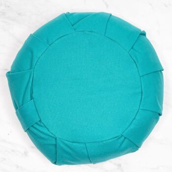 Coussin de méditation Zafu Turquoise 4