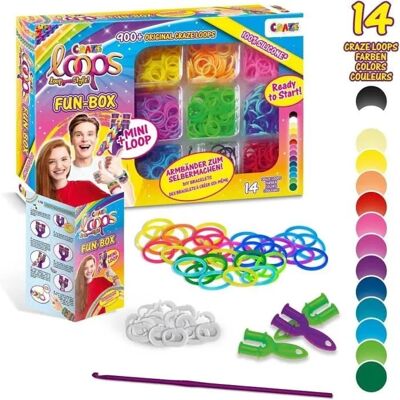Set di braccialetti Craze Loops Fun-Box
