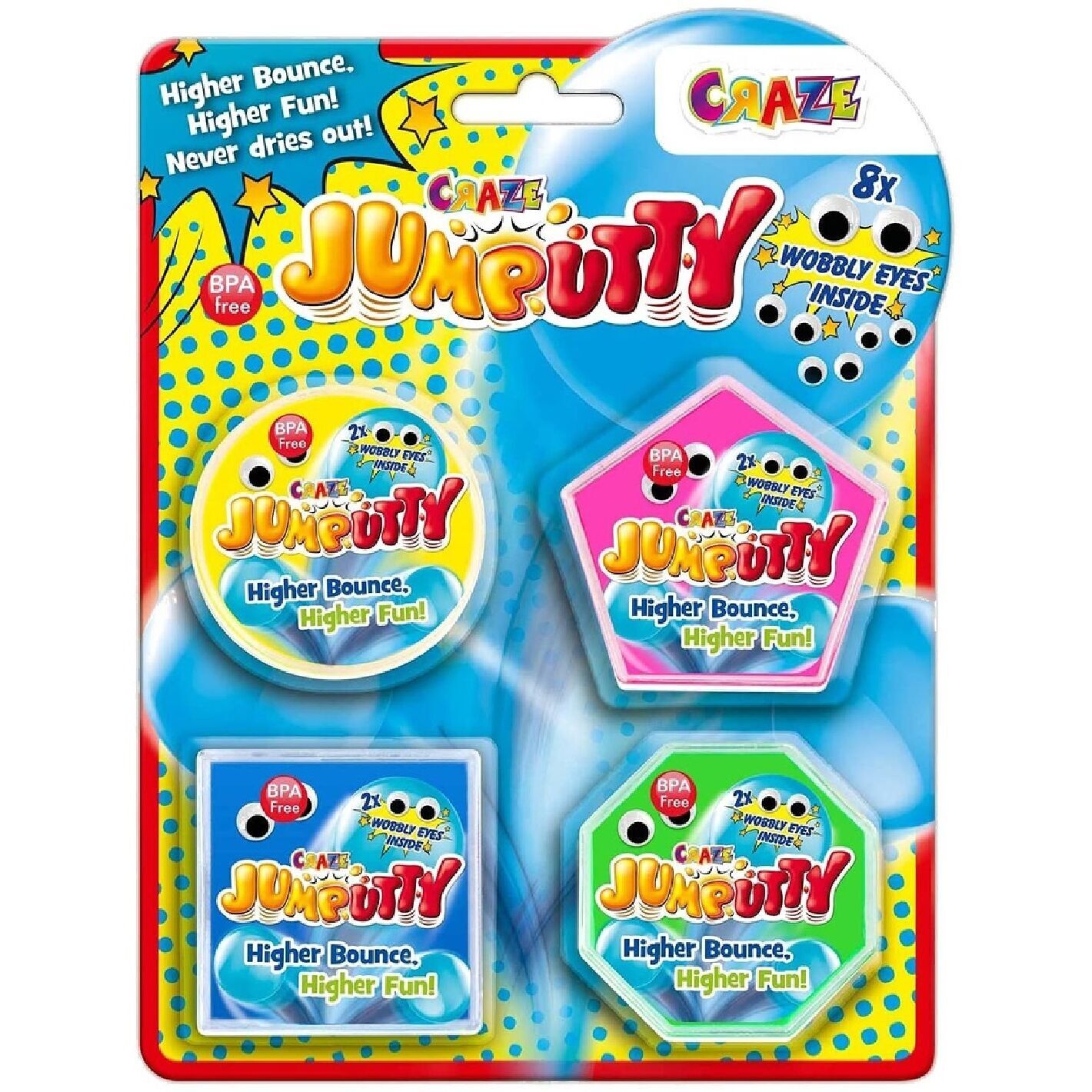 Masa para modelar hinchable en blister Jumputty