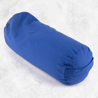 Buckwheat Support Bolster Pillow Blue
