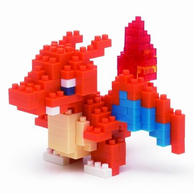 Nanobloques Construyendo Pokémon Charizard
