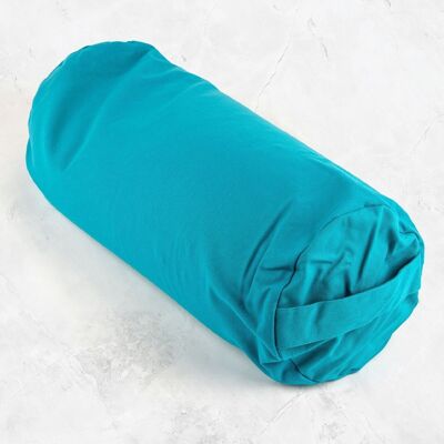 Buckwheat Support Bolster Pillow Turquoise