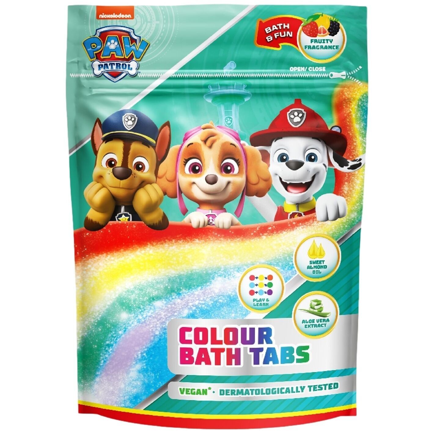 Paw Patrol Pastiglie Coloranti per Bagno 144Gr