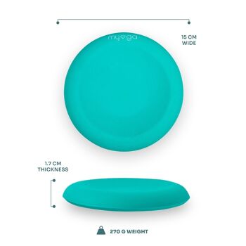 Yoga Support Jelly Pad Turquoise 4