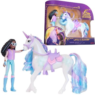 Unicorn Academy Layla y muñeca Glaciar
