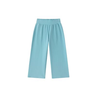 Pantalon basique en tricot éponge pour fille