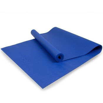 Tapis de yoga d'entrée de gamme - Bleu royal 4