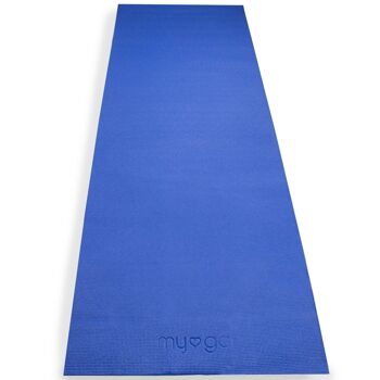 Tapis de yoga d'entrée de gamme - Bleu royal 5