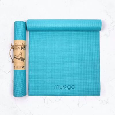 Tapis de yoga d'entrée de gamme - Turquoise