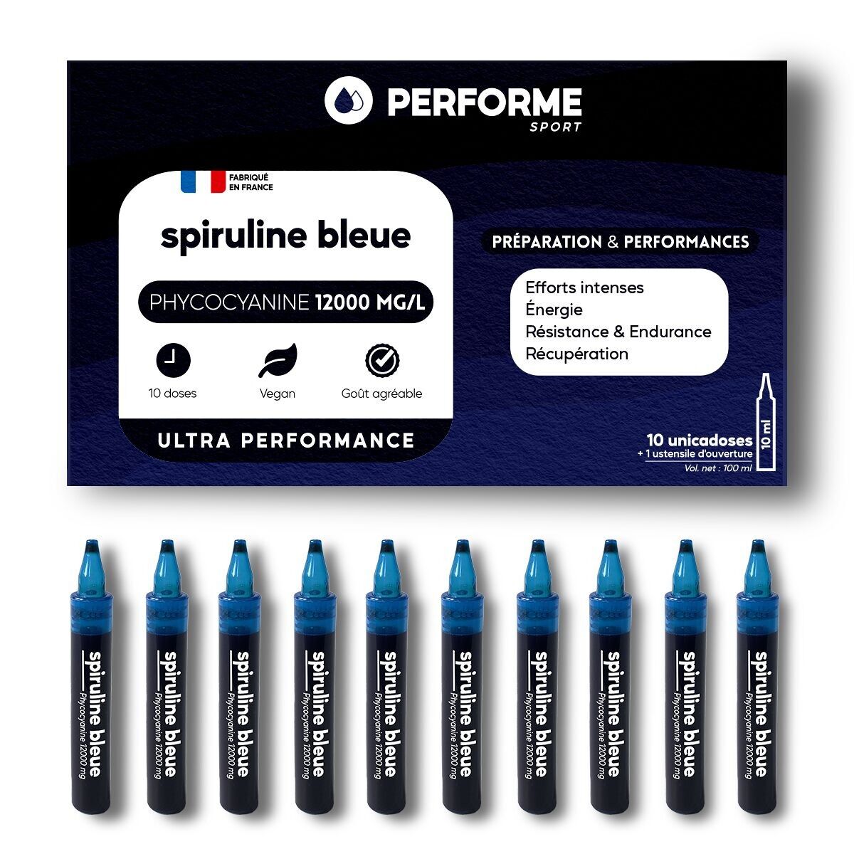 Unicadosi Spirulina Blu 12000 mg/l