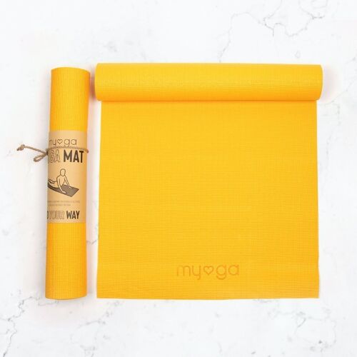 Entry Level Yoga Mat Mustard