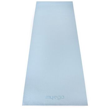 Tapis de yoga d'entrée de gamme bleu ciel 4