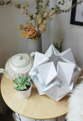 Lampe de table Origami Motif Hiver - S 1