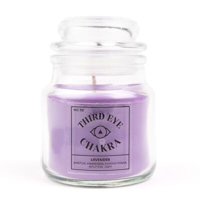 Chakra-Duftkerzen Lavendel