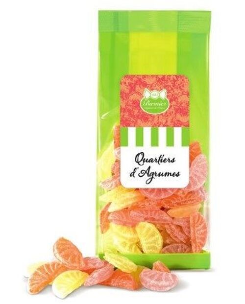 Quartiers d'agrumes sachet 150g