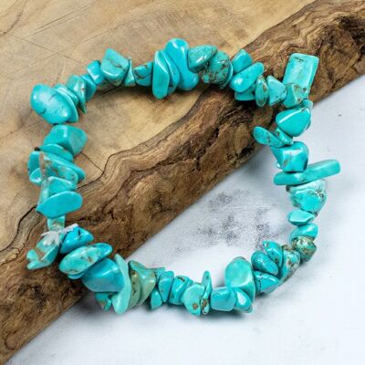 Turquoise Chip Bracelet